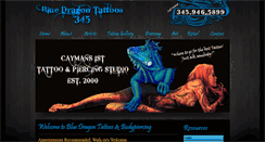 Desktop Screenshot of bluedragontattoos345cayman.ky